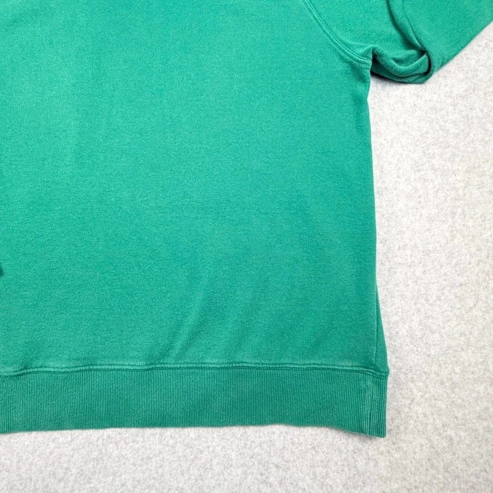 The North Face Womens Green Logo Pullover Hoodie Sweatshirt Size Medium